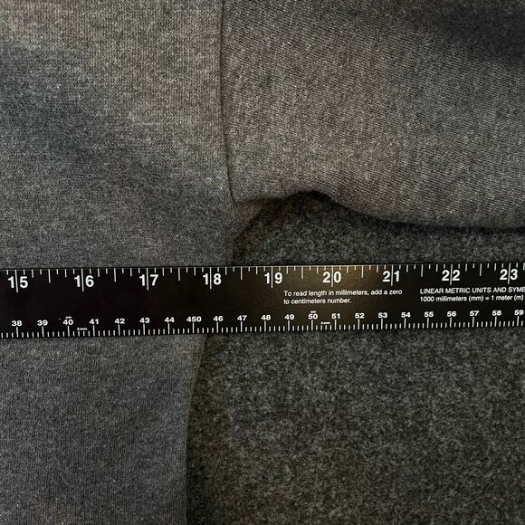 14th & Union Gray Peplum Sweatshirt Women’s M Casual Chic Cottagecore Preppy - Picture 7 of 8